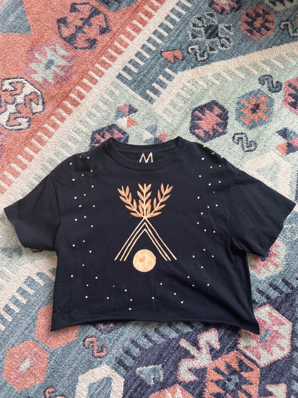 Hand Dyed Crop Top by artist Brass Arrow Size M